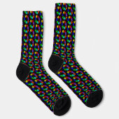 Liebe des Blumenbogens Herz Gemustert Socken (Rechts)