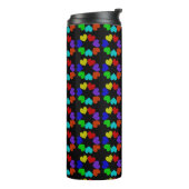 Liebe des Blumenbogens Herzkranz Thermosbecher (Nach links gedreht)