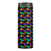 Liebe des Blumenbogens Herzkranz Thermosbecher (Rückseite)