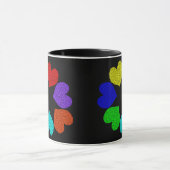 Liebe des Blumenbogens Tasse (Zentrum)