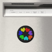 Liebe des Blumenragens Magnet (In Situ (Geschirrspüler))