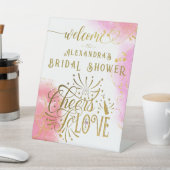 Liebe des Brautparty der Weinprobe Sockelschild (In SItu)