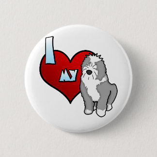 Liebe des Cartoon-I mein alter englischer Button