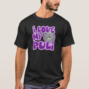 Liebe des Cartoon-I mein weißes Puli T-Shirt