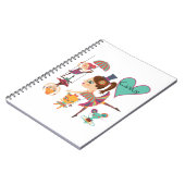 Liebe des Circus Notebook Journal Notizblock (Linke Seite)