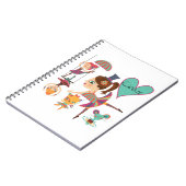 Liebe des Circus Notebook Journal Notizblock (Linke Seite)