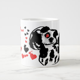 Liebe des Dalmatiners Jumbo-Tasse