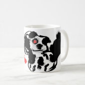 Liebe des Dalmatiners Kaffeetasse (VorderseiteRechts)