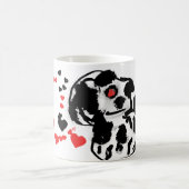 Liebe des Dalmatiners Kaffeetasse (Mittel)