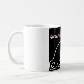 Liebe des deutschen Schäferhirds Kaffeetasse (Links)