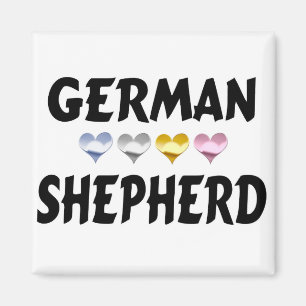 Liebe des deutschen Schäfermagneten Magnet