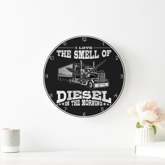 Liebe des Duftes von Diesel" LKW Große Wanduhr (Zuhause)