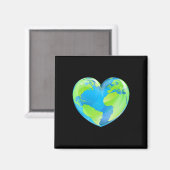 Liebe des Earth Day Magnet (Vorderseite/Rückseite)