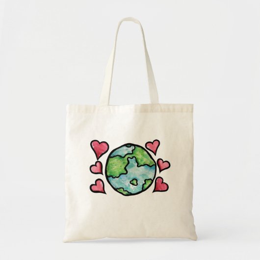 Liebe des Earth Day Tragetasche (Vorne)