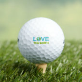 Liebe des Earth Earth Day Golfball (Insitu T-Shirt)