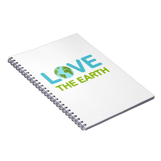 Liebe des Earth Earth Day-Notebooks Notizblock (Rechte Seite)