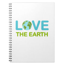 Liebe des Earth Earth Day-Notebooks