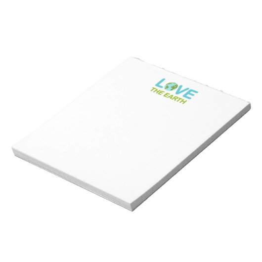 Liebe des Earth Earth Day Notepad Notizblock (Rotiert)