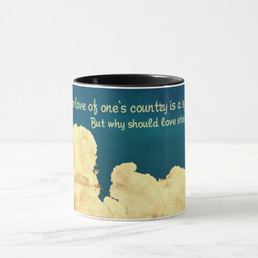 Liebe des eigenen Landes Tasse (Zentrum)