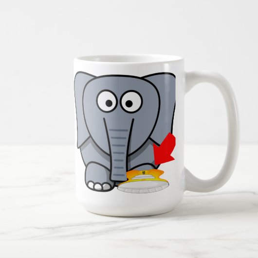 Liebe des Elefant-Schuh-I Sie Kaffeetasse (Rechts)