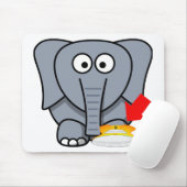 Liebe des Elefant-Schuh-I Sie Mousepad (Mit Mouse)