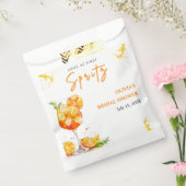 Liebe des ersten Spritz Cocktail Orange Brautparty Geschenktütchen (Versiegelt)