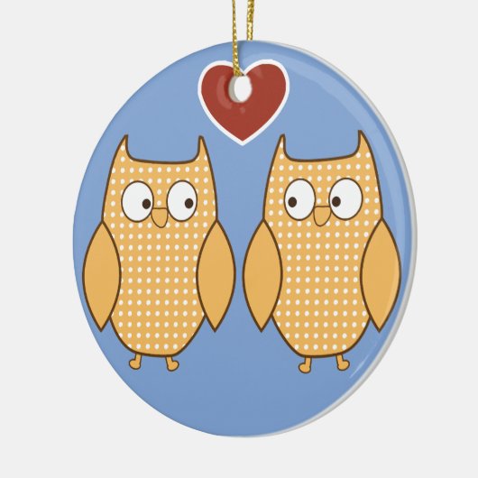 Liebe des Eukalyptus Keramik Ornament (Links)