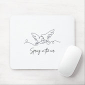 Liebe des ewigen Fluges auf der Aufkleber Mousepad (Mit Mouse)