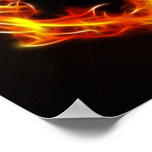 Liebe des Feuers Poster (Ecke)