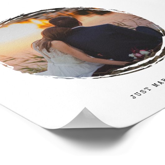 Liebe des Fotos "Circle Frames" Poster (Ecke)