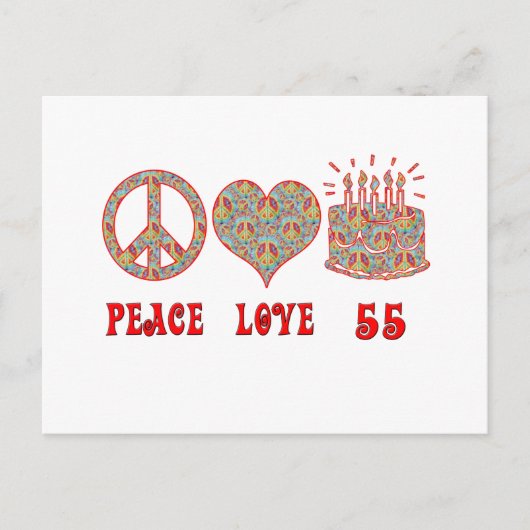 Liebe des Friedens 55 Postkarte (Vorderseite)