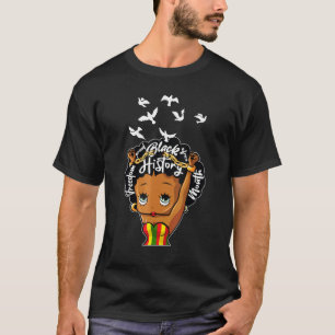 Liebe des Friedens Afro Melanin Freedom Africa Bla T-Shirt