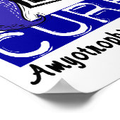 Liebe des Friedens ALS Amyotrophie Laterale Sklero Poster (Ecke)