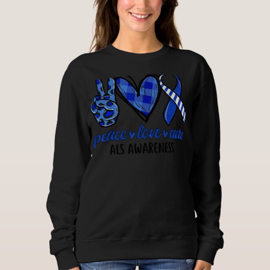 Liebe des Friedens als Aufklärungsmonat Sweatshirt (Vorderseite)