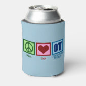 Liebe des Friedens bei der Arbeitstherapie Dosenkühler (Kanne Rückseite)