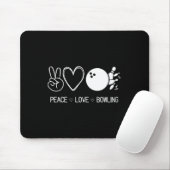 Liebe des Friedens Bowling Mousepad (Mit Mouse)