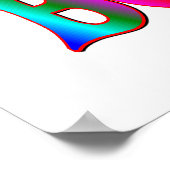 Liebe des Friedens Bowling Poster (Ecke)