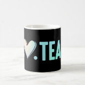 Liebe des Friedens bringt Lehrer zurück Kaffeetasse (Mittel)