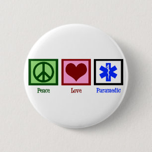 Liebe des Friedens Button