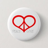 Liebe des Friedens Button (Vorderseite)
