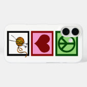 Liebe des Friedens Case-Mate iPhone Hülle (Rückseite (Horizontal))