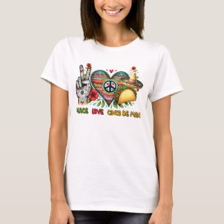 Liebe des Friedens Cinco De Mayo Shirt