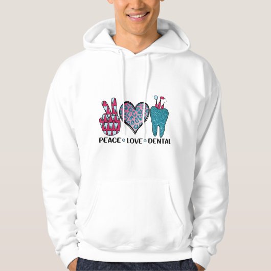 Liebe des Friedens Dental Cooles Shirt (Vorderseite)