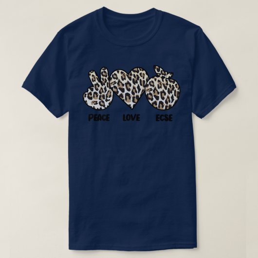 Liebe des Friedens ECSE Besondere Bildung für Kind T-Shirt (Design vorne)