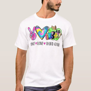 Liebe des Friedens Erste Gefärbte Krawatte der dri T-Shirt