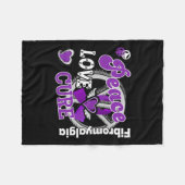 Liebe des Friedens Fleecedecke (Vorderseite (Horizontal))