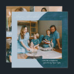 Liebe des Friedens | Happy Hanukkah Foto Collage  Feiertagskarte<br><div class="desc">Feiern Sie den Geist von Hanukkah mit Freunden und Familie mit unseren prächtigen Fotokarten. Modernes Design und trendige Schriftzeichen. Ein Foto vorne mit Platz auf der Rückseite für vier weitere. Fügen Sie Ihren benutzerdefinierten Gruß hinzu. Fügen Sie diesem Design Ihre benutzerdefinierte Formulierung hinzu, indem Sie die "Diese Vorlage bearbeiten"-Felder auf...</div>