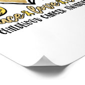 Liebe des Friedens heilt das Bewusstsein für Krebs Poster (Ecke)