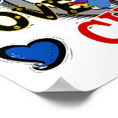 Liebe des Friedens Heilung 2 Autismus Poster (Ecke)