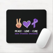 Liebe des Friedens Heilung der Arzneimittelüberdos Mousepad (Mit Mouse)